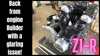 1978 Z1-R Engine back from builder WITH ONE GLARING ISSUE! Video #9