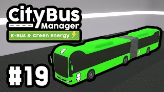 Buying a NEW BENDY BUS in City Bus Manager Electric #19
