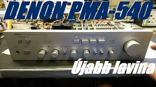 Denon PMA-540 és a három alkatrészes koppanás gátló.