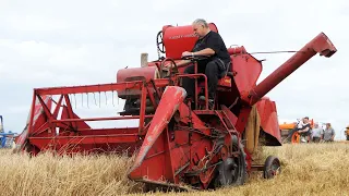 Massey Ferguson 630S combine harvesting Barley | Harvest Season 2023