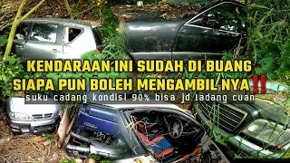 RIVIEW TEMPAT PEMBUANGAN KENDARAAN MOBIL‼️ SIAPA SAJA BOLEH MENGAMBIL SUKU CADANG NYA😳‼️