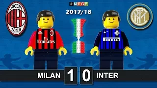 Milan Inter 1-0 • Derby Milano • TIM Cup 2018 (27/12/2017) goal highlights sintesi Lego Calcio