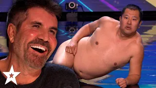 Britain's Got Talent Judges Can't Stop Laughing at this CRAZY Audition!