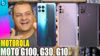 Novos MOTO G! Moto G10, G30, G100! Detalhes, Características e Preços!