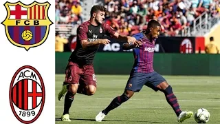 AC Milan vs Barcelona  1-0 All Goals & Highlights 05/08/2018 HD