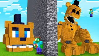 I Cheated with FNAF in Minecraft Build Battle