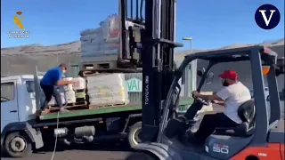 Retiradas 10 toneladas de productos químicos de un almacén próximo a la lava en La Palma