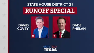 12News in-depth coverage | The Texas House District 21 race between Dade Phelan and David Covey