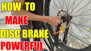 HOW TO MAKE DISC BRAKE POWERFUL | DISC BRAKE | CYCLE DISC BRAKE PROBLEM | CYCLE BRAKE POWERFULL#MOD