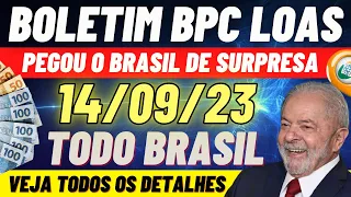 FINALMENTE! BOLETIM BPC LOAS 14/09