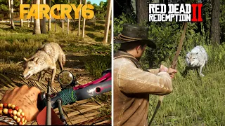 Far Cry 6 vs RDR2 - physics and Details Comparison