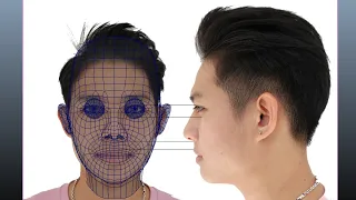 3D modeling human's face, head (Autodesk Maya Tutorial)