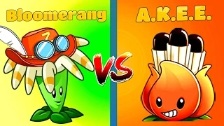 Plants vs Zombies 2 A.K.E.E. vs BLOOMERANG