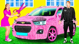Розовая Машина vs Черная Машина Челлендж от Fun Challenge