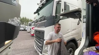 Trucking in Ireland , 24 hour camping in my Volvo FH540.