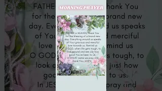 MORNING PRAYER #prayerforyou #prayer #praisethelord #divinemercy #shorts