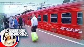 To Moscow Airport Domodedovo by Aeroexpress Train. Travel Tips for Tourists in Russia