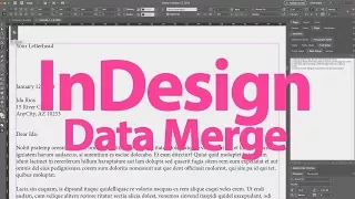 How to Create a Mail Merge with Adobe InDesign Data Merge