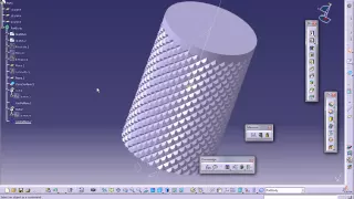 Catia V5 Powerful Tricks #146|Machining Operations|GSD|Create Diamond knurling with ISO standard