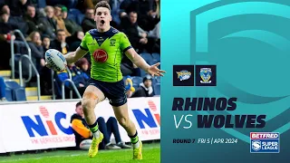 Highlights | Leeds Rhinos v Warrington Wolves | 2024 Betfred Super League, Round 7