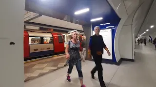 Bank Tube (London Underground) station, May 2022 - new Northern line platform and concourse.