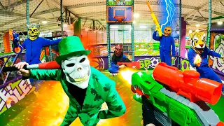 Nerf War /Amusement Park Battle 8 (Nerf First Person Shooter) / NERF GUN BATTLE ROYALE