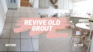 How to clean old grout for less than £25 and NO SCRUBBING