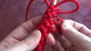 8 strand gaucho braid fob using single strand pt2