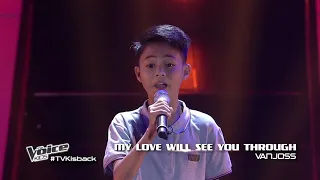 VANJOSS sings "My Love Will See You Through" | The Voice Kids Philippines 2019