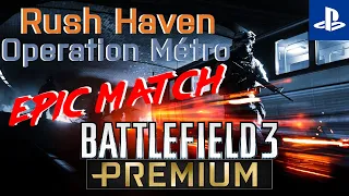 BF3 Rush Madness! Epic Match in Métro