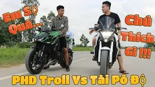 Vlog31 | PHD Troll Vs Tài Pô Độ So Kè Nhau CB1000r Vs Z1000 | Test Pô Xem Pô Ai Hay Hơn