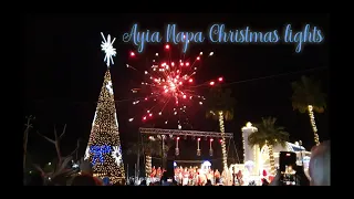 Ayia Napa Christmas lights // Cyprus in the winter time