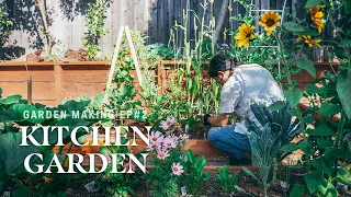 Planting a Summer Kitchen Garden｜Backyard Vegetable Garden Makeover｜{Garden Marking} ep#2