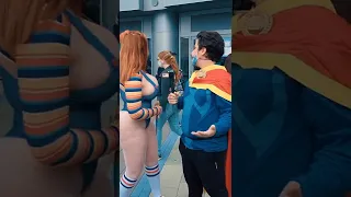 Chucky gets interviewed at Wondercon 2022