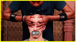 Deep ASMR Head Massage: Indian Magic with Neck Cracking
