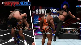 WWE Survivor Series 2021: Roman Reigns vs Big E | Prediction Highlights - WWE 2K20