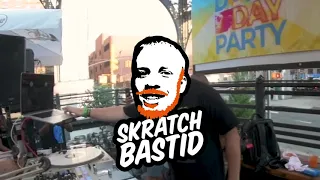 DJs Skratch Bastid and Cosmo Baker getting it in at The Dope! Day Party Summer 2019 w/ NYC Dope!