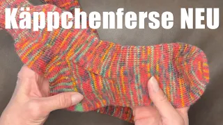 Socken mit neuer Käppchenferse - ohne Löcher - super Passform - besser als Bumerangferse