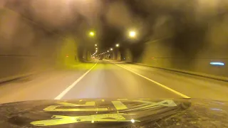 The longest Moscow tunnel speed record 25kmh