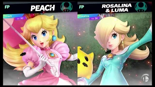 Super Smash Bros Ultimate Amiibo Fights Request #175 Peach vs Rosalina