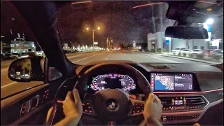 2020 BMW X6 M Competition POV Night Drive (3D Audio)(ASMR)