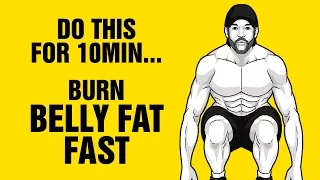 10min Of This Burns Belly Fat Fast : 100% Bodyweight Workout