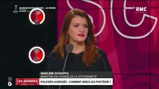 Marlène Schiappa est face aux Grandes Gueules sur RMC et RMC Story