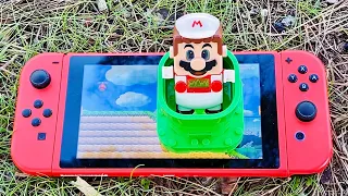 Lego Mario needs the propeller suit to find the green mushrooms for Peach. #legomario