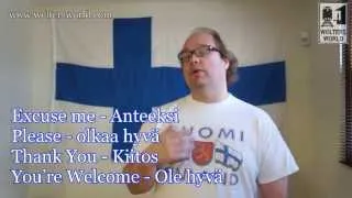 Learn Finnish - Basic Phrases for Tourists