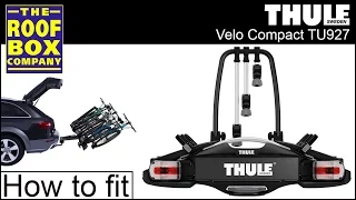 Thule VeloCompact Tow bar Bike Carrier TU927 - HOW TO FIT