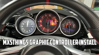 Mx5things LCD Gauge Graphics Controller Installation