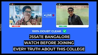 JSSATE Bangalore 🏫 HONEST 😧 REVIEW BY COLLEGE STUDENT 🔥| Watch 🔥 Before Joining JSSATE Bangalore