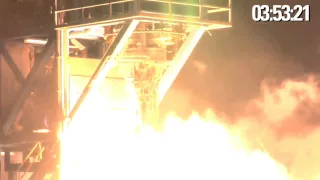 SpaceX видео Merlin Vacuum Engine Test   MDC Тест двигателя