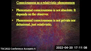 TSC2022 - Concurrent 9 -  Space, time and consciousness 1